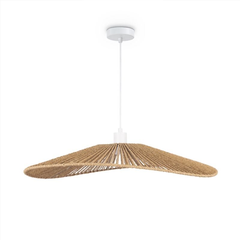 Led Pendelleuchte Esszimmer Pendellampe Wohnzimmer Küche Papier Boho Style E27 Weiß, Typ 1 - Paco Home