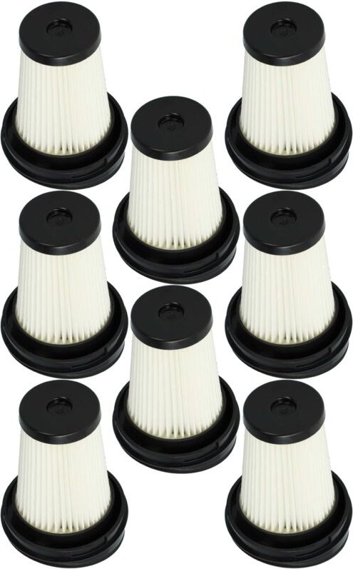 8x Flachfaltenfilter kompatibel mit eta 0449, 3449, 3447, 2449, 1449 Handstaubsauger, Staubsauger - Filterelement - Vhbw
