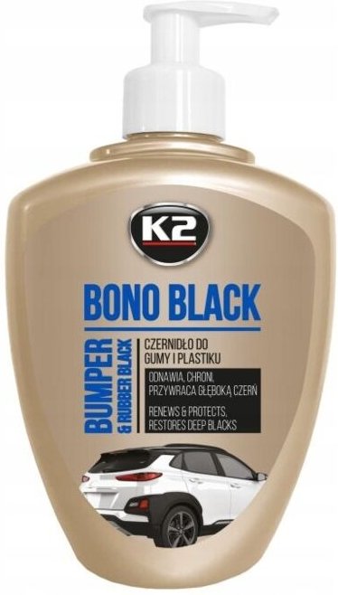K2 Bono Black Für Die Renovierung Von Gummi Und Kunststoff 500ml