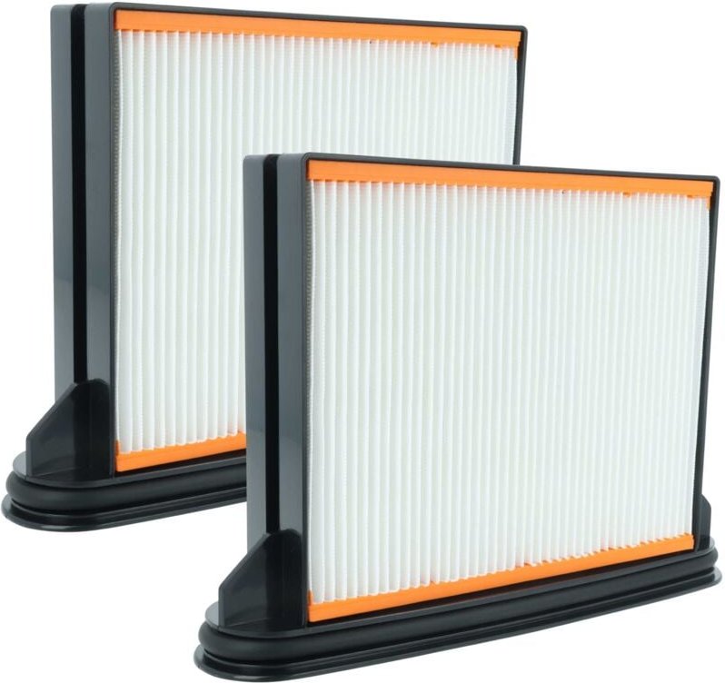 2x Staubsaugerfilter kompatibel mit Berner bwdvc Top Permanent, Top Perm, Perm m bg Staubsauger - HEPA-Faltenfilter-Nass...