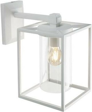 Sovil - Wandlampe von außen 25w große e27 pracciple weiss ip43 597/02