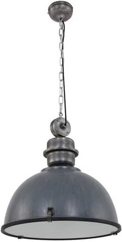 Steinhauer - hängeleuchte - Bikkel - grau - glas metall - ø 52cm