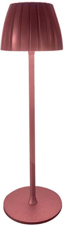 V-tac - led Tischleuchte 2,7W 105340mm Braun Wiederaufladbar, Touch Dimmbar 3-in-1