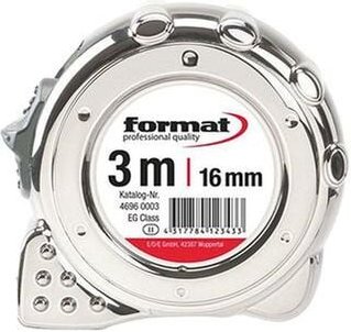 Taschenbandmaß verchromt 5 m x 19 mm - Format