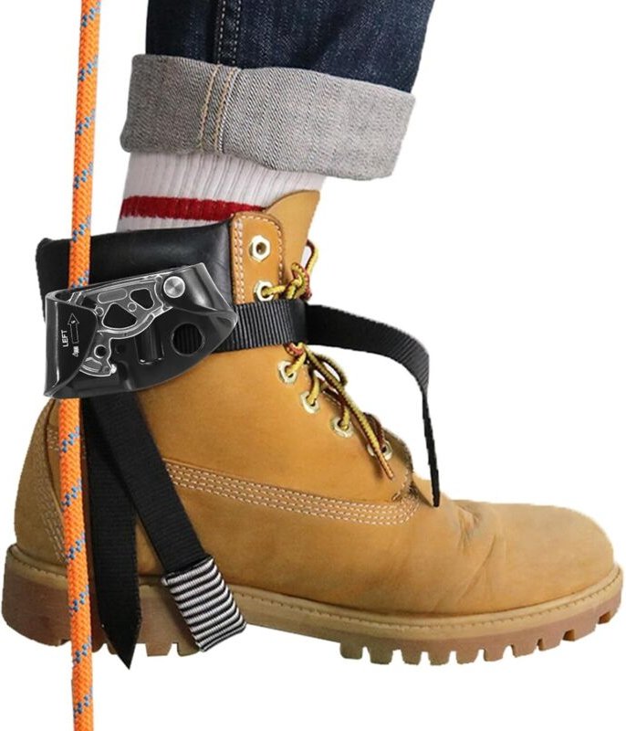 Fuß-Ascender Riser Kletterbaum Baumpfleger Bergsteigen Abseilen Speed-Walking-Ausrüstung Klettergerät für 813mm Seil