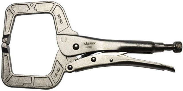 Thumbnail - No Brand - Dolex - Schraubstockzange Einzelspannung große Öffnung 280 mm - PGO280