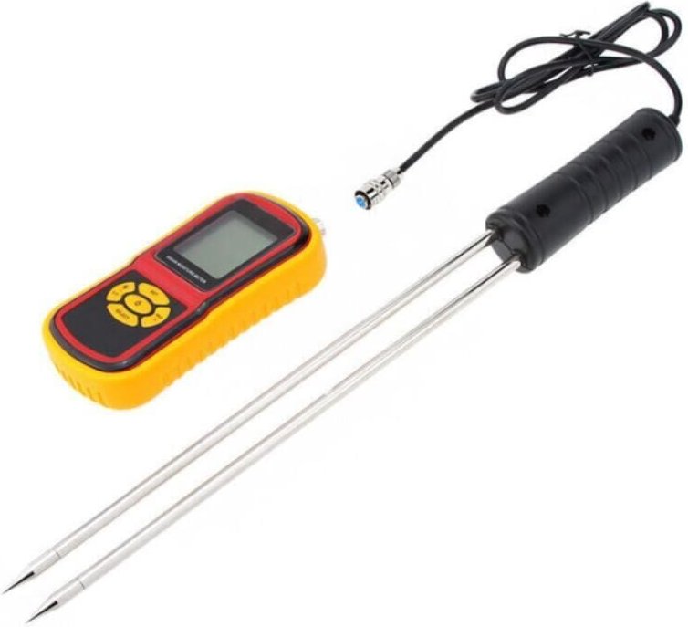 Seenlin - Contact GM640 Feuchtigkeitsmessgerät mit Messsonde, LCD-Display