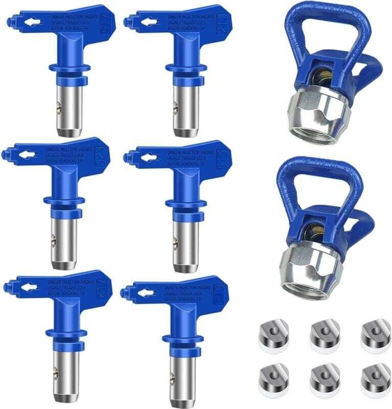 6er-Pack umkehrbare Airless-Düsen, Airless-Farbspritzpistolen, Hochdruck-Farbspritzpistolen, Teile für Haus, Gebäude, De...