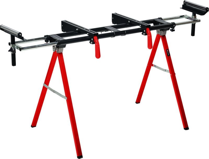 Original Einhell Kappsägenuntergestell mss 1608 (Untergestell für Kappsägen, höhenverstellbar, ausziehbare Werkstückaufl...