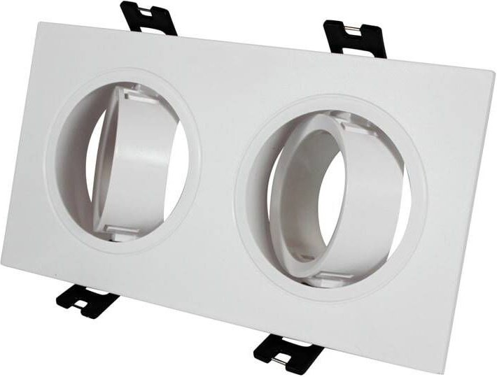 Kardan schwenkbares Einbaudownlight für 2 Leuchtmittel GU10,