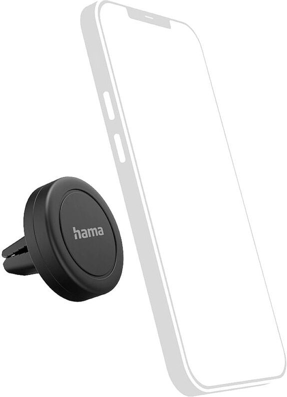 Hama - Magnet Handy-Kfz-Halterung Lüftungsgitter Magnetbefestigung, 360° drehbar