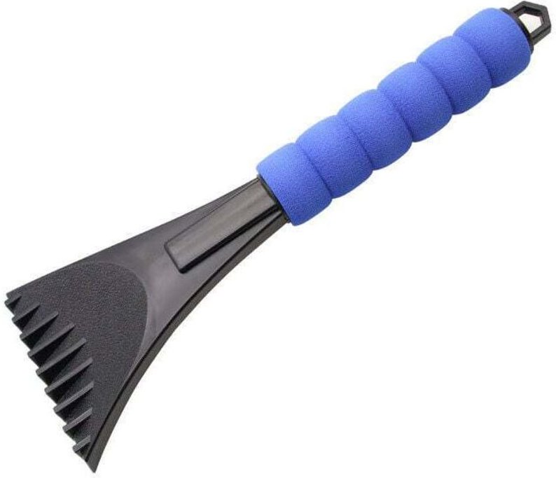 Multifunktionale Autoenteisungsschaufel, Schneekratzer, Kehrbesen, Schneeschaufel, EVA-Schwammgriff, Kunststoffschaber