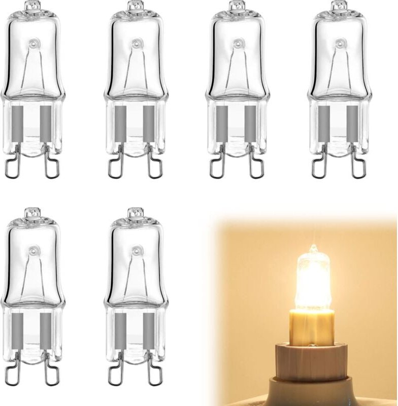 Alovez - Halogenlampen, G9-Halogenlampen, G9-Kapsellampen, dimmbare G9-Halogenlampe, Halogenlampe mit G9-Stiftsockel, G9...