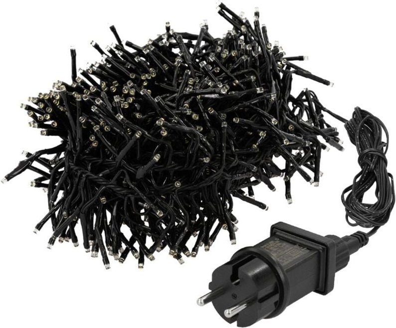 Thumbnail - Led Cluster Lichterkette 768 LEDs 5,5m Warmweiß, IP44 Wasserdicht Innen/Außen, Strombetrieben, Weihnachtsdeko Clusterlic...