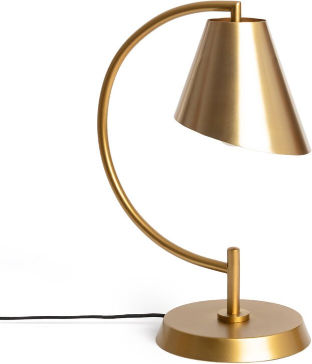 Tischlampe Metall Edern Gold