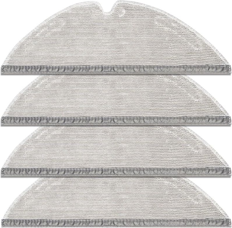 Ersatz-Mikrofasertücher für Dreame D20 Pro Plus Roboterstaubsauger, waschbar und wiederverwendbar - 4 Stück