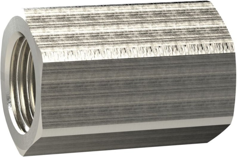 Muffe mit Außensechskant, g 1/8, sw 14, Messing vern. - Riegler