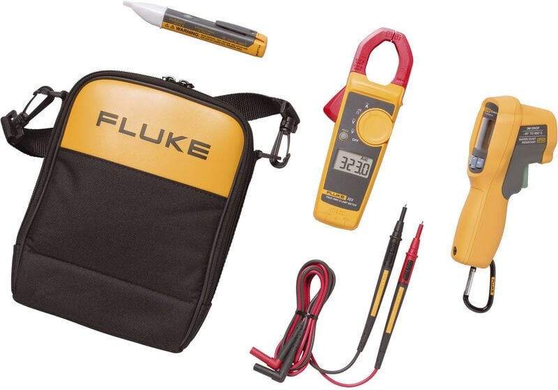 Fluke FL62MAX+/3231AC Stromzange, Hand-Multimeter digital CAT III 600 V, CAT IV 300 V Anzeige (Cou