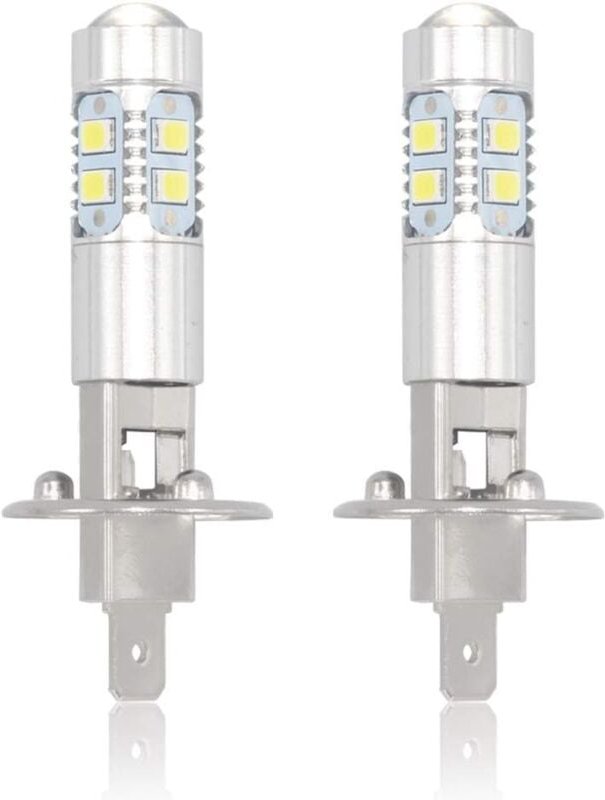 Ymyny - H1 LED-Scheinwerferlampen, 6000 k, superweiß, Nebelscheinwerfer, 100 w, 2400 lm, Tagfahrlicht, drl, 360°-Strahll...