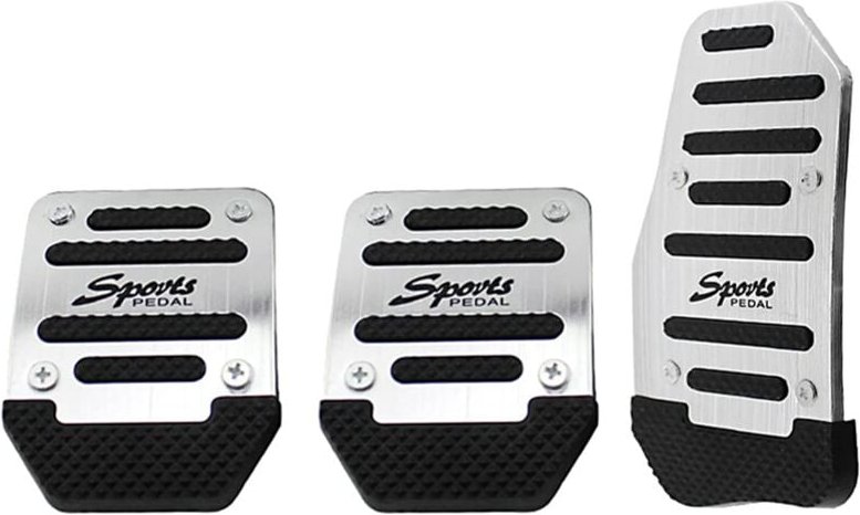 Auto-Rutschfeste Pedalauflagen Aus Aluminiumlegierung, Manuelles Gaspedal, Bremspedalabdeckung, Universelles Ersatzzubeh...