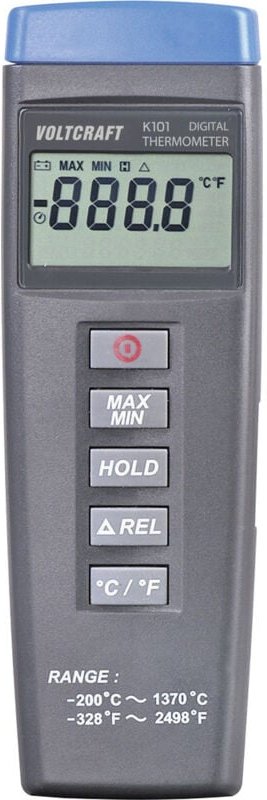 Voltcraft - K101 Temperatur-Messgerät -200 - +1370 °c Fühler-Typ k