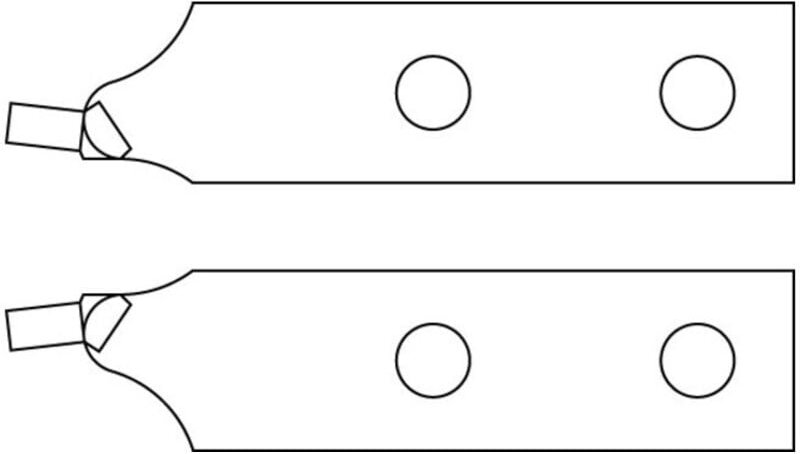 Thumbnail - Gedore E-8000 A 4 EL Ersatzspitzen-Paar gerade Ø 3,2 mm