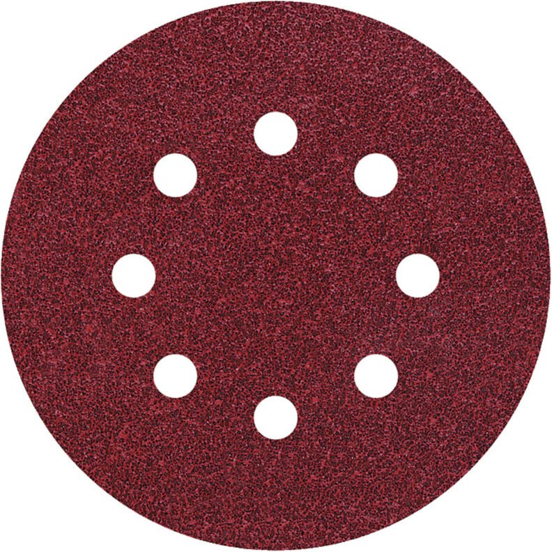 Haftschleifscheiben K80 ø 125 mm für Exzenterschleifer für Exzenterschleifer - Wolfcraft