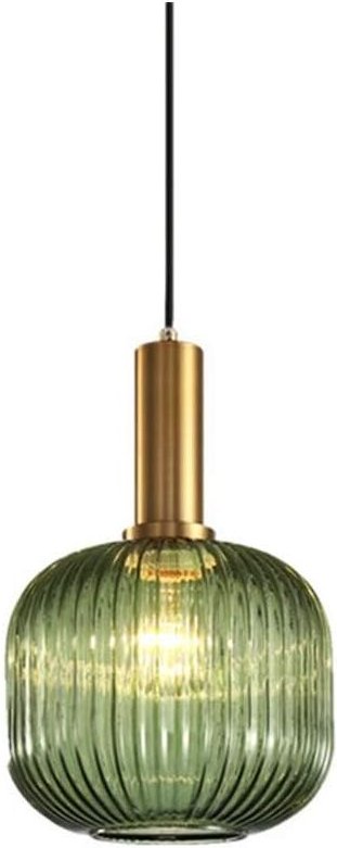 Vintage Industrielle Pendelleuchte, Moderne Deckenhängelampe im Retro-Stil, Pendelleuchte, Glasschirm mit Lampenfassung ...