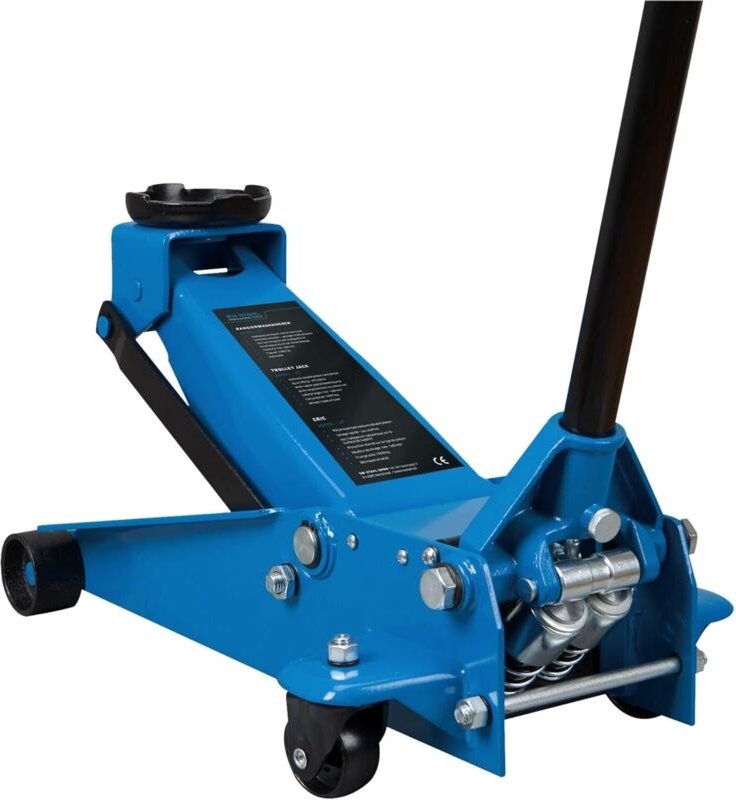 SW-Stahl 20731L Rangierwagenheber, 3 t I Wagenheber hydraulisch I Kompakt-Wagenheber I hydraulischer Stempel Heber 3 Ton...