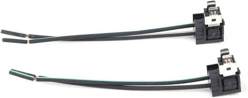 2 Stück Scheinwerferlampenfassung-Kabelbaum-Steckeradapterleitung für H1-Glühbirne