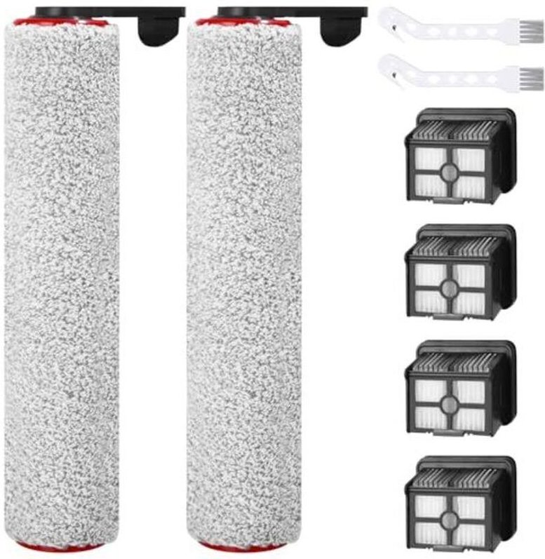 Filterset für Dreame H12 Pro Akku-Nass- und Trockensauger, Zubehör, 2-teilige Walzenbürste + 4 Filter + 2 Reinigungsbürs...