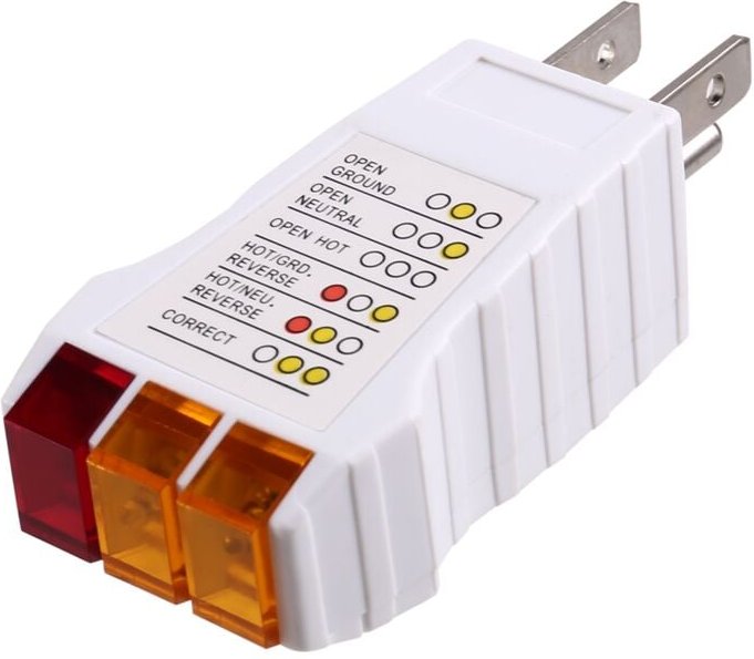 Steckdosentester, Stromkreistester für alle Erdungsprodukte, Steckdosentester, Steckersicherheitstest, USA