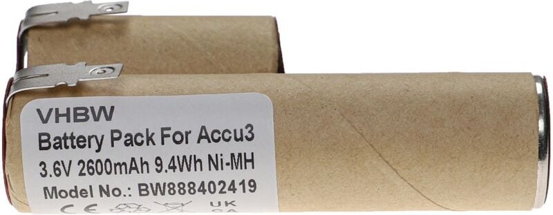 Vhbw - Akku kompatibel mit Gardena Rasenkantenschere Accu3 (2500), Rasenkantenschere Accu3 Standard (2315) (2600mAh, 3,6...