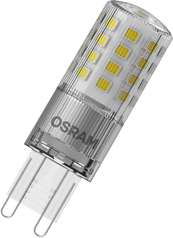 OSRAM Dimmbare LED Pin Lampe mit G9 Sockel, Warmweiss (2700K), 4.4W, Ersatz für herkömmliche 40W-Lampe