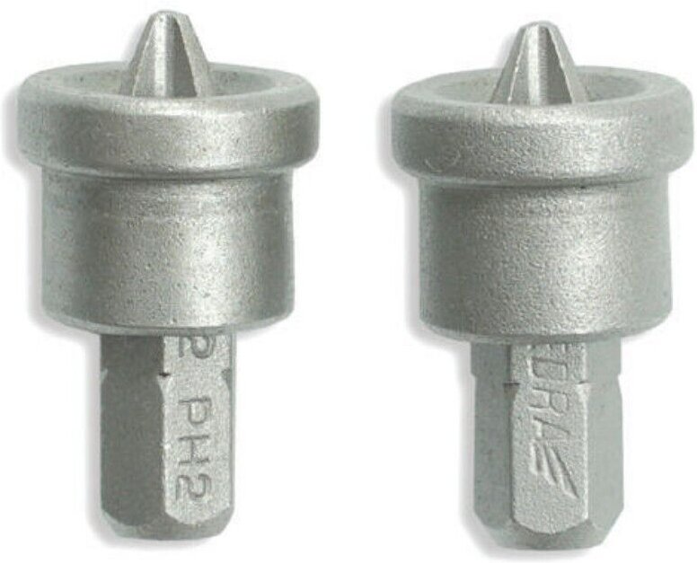 DEDRA - Kreuzschlitz-Bits PH2x25 mm mit Begrenzer - 2-tlg.