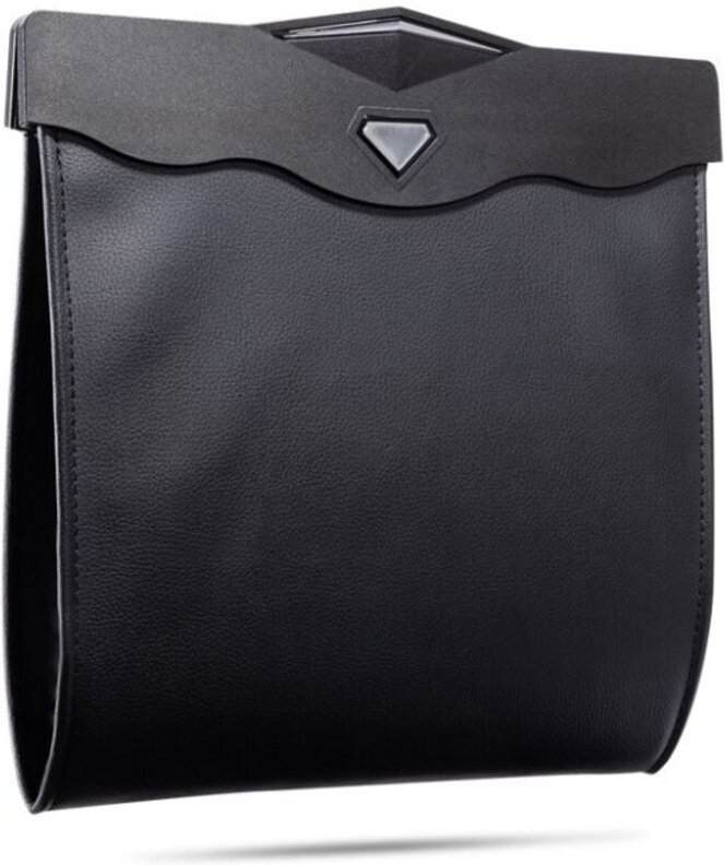 Faltbarer Auto-Mülleimer – magnetische Auto-Mülleimer mit LED-Licht, wasserabweisender Auto-Mülleimer-Halter, wasserdich...