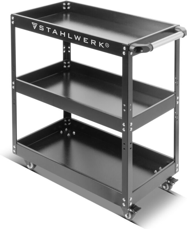 STAHLWERK Werkzeugwagen ST-730 Rollwagen Montagewagen Etagenwagen