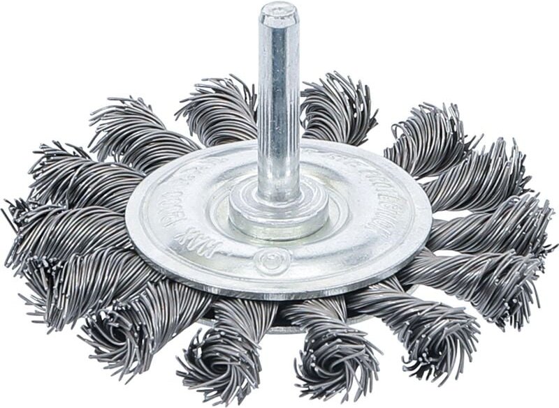 Scheibenbürste Antriebswelle 6 mm gezopft ø 75 mm