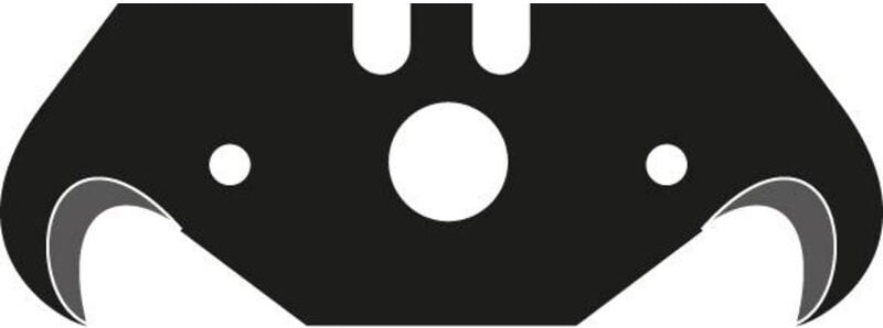 Hakenklinge a 10 St. Black 0,65mm Lutz