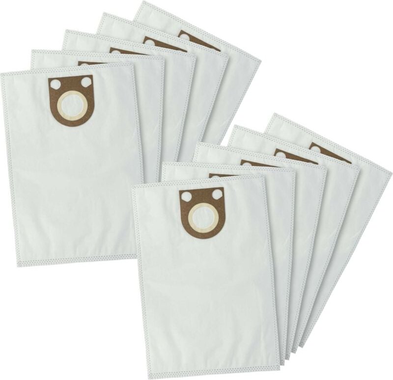 10x Staubsaugerbeutel Ersatz für Bosch 2605411229 für Staubsauger - Mikrovlies, 43cm x 33cm, Weiß - Vhbw