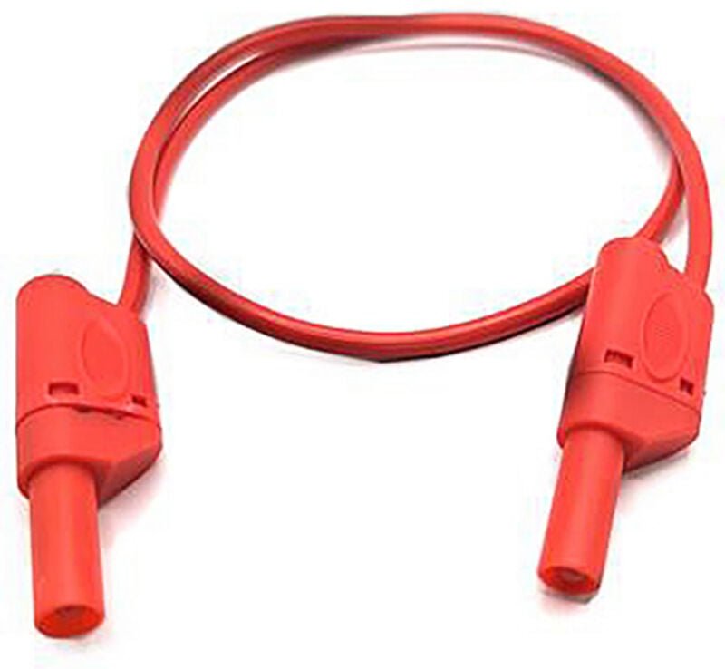 Mueller Electric - 22.421-1M-2 Messleitung Bananenstecker 4 mm Bananenstecker 4 mm 1 m Rot 1 St.