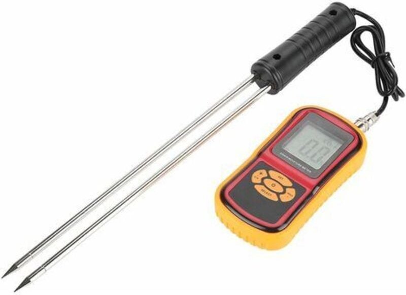Tigrezy – Tragbares digitales Getreide-Hygrometer – LCD-Digital-Feuchtigkeitstester für Zuhause, Getreide-Feuchtigkeitst...