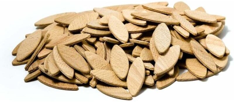 Packung mit 100 hochwertigen, flachen Rundhölzern aus massivem Buchenholz in 20 verschiedenen Größen, ideal für Schreine...