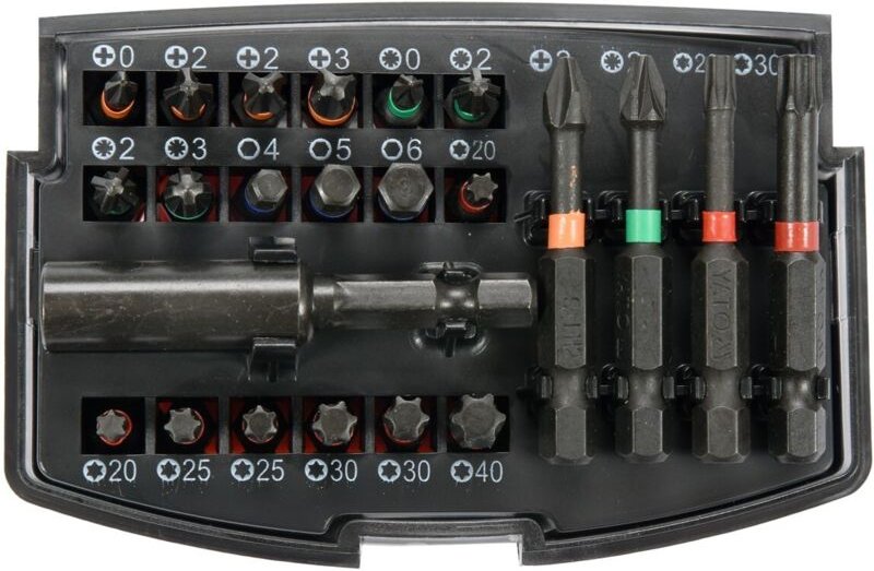Schlagschrauber-Bits-Set 23-teilig YT-04621 Yato