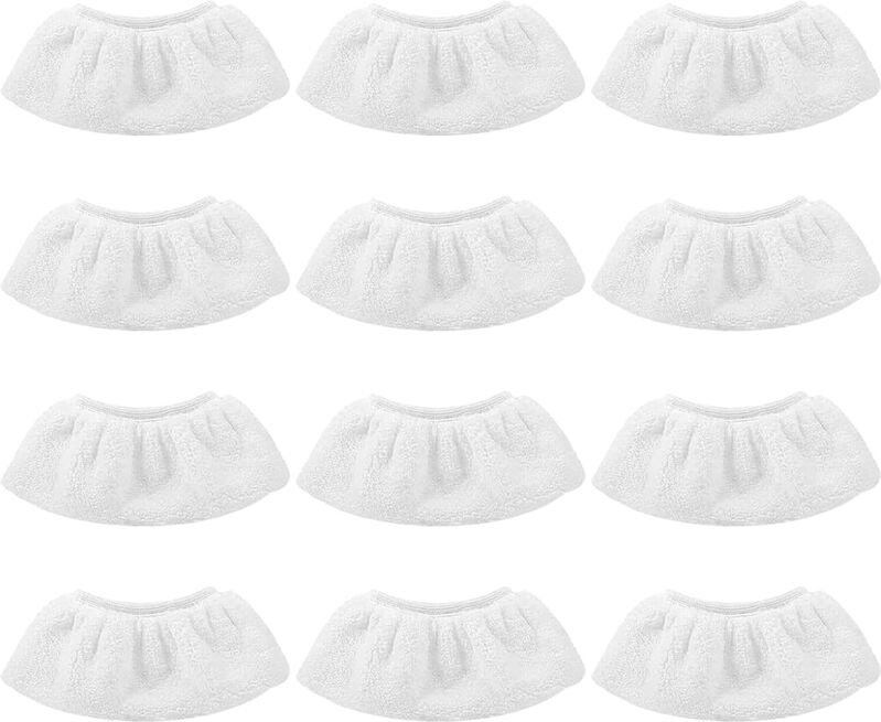 12er-Pack Mikrofaser-Unterwäsche, weiße Unterwäsche-Accessoires, kompatibel mit Vapeur Nettoyeur à Vapeur - Csparkv