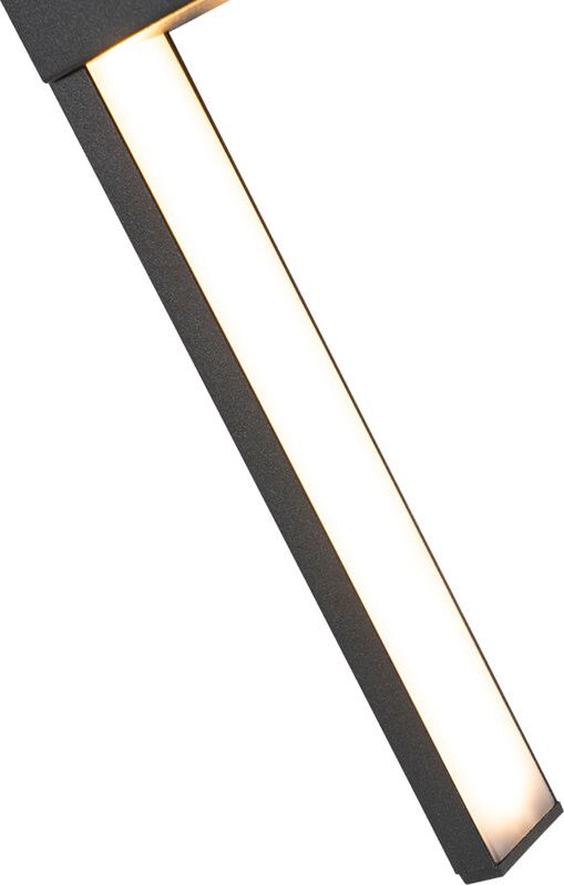 Moderne Außenwandleuchte schwarz inkl. led IP54 - Jamal