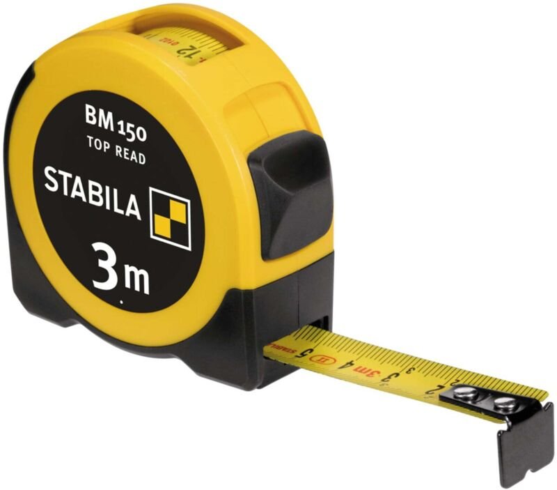 Thumbnail - Taschenbandmaß bm 150, metrische Skala - 19839 - Stabila