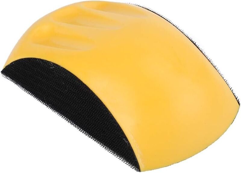 PU-Schaumstoffblock, Handschleifblock mit Klettverschluss, Klett-Schleifblock, Handschleifpadblock für Polierscheibe (6 ...