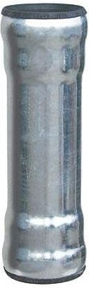 Loro - x Stahlabflussrohr 00140.040X 250mm, dn 40, 2 Muffen, feuerverzinkt, Innenbeschichtung