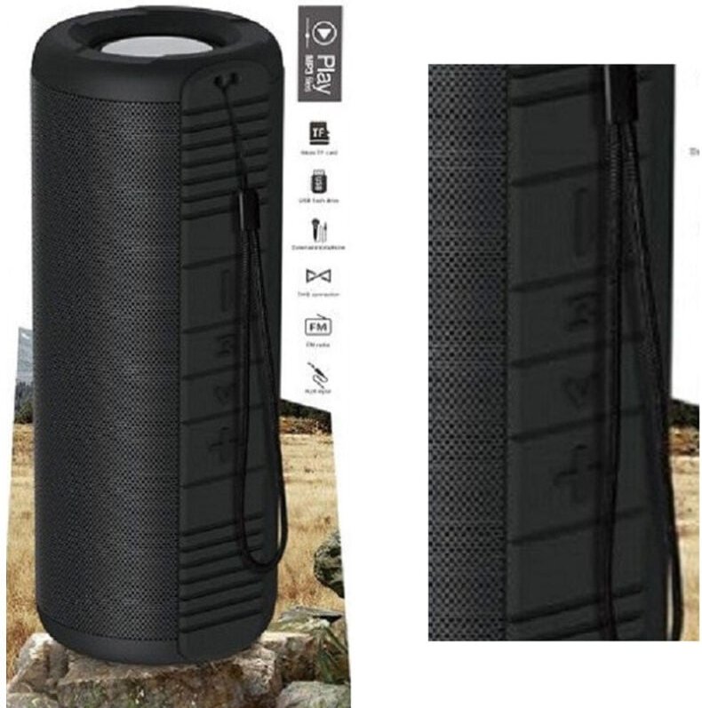 Trade Shop Traesio - Trade Shop - kabelloser lautsprecher 2.0 kabelloser lautsprecher bluetooth 5.0 aux 3.5MM usb für dr...